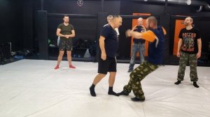 Удары в солнечное сплетение , по кистям , по затылку . Семинар в Нижнем Новгороде . Октябрь 2022 г