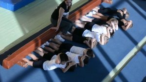 Открытый урок акробатики Юность Иркутск ч2