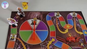 Тома и Игрушки Щенячий Патруль. Настольная игра Крепыш против короля пауков, спасаем зайчиков