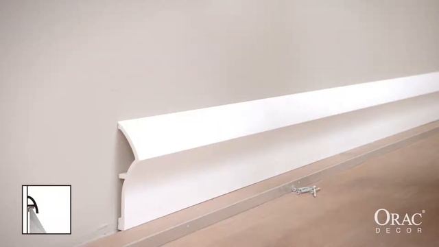 Orac Decor: как провести монтаж плинтуса с подсветкой?