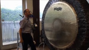 Jere Friedman Playing the Paiste 80" Gong #1
