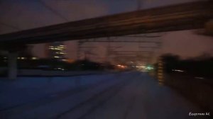 Видео из кабины электровоза на участке Санкт-Петербург-Москва-Санкт-Петербург