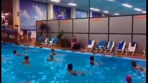 Aqua ABS (аквааэробика с поясами). Связка для пресса.