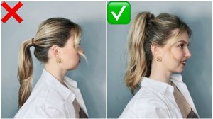 ЛАЙФХАК ДЛЯ ДЕВУШЕК: КАК СДЕЛАТЬ ОБЪЕМНЫЙ ХВОСТ VOLUMINOUS PONYTAIL HACK