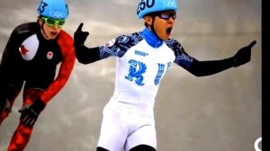 ВИКТОР АН шорт трек 21 февраля ЗОЛОТО!!!!!! СОЧИ ФИНАЛЬНЫЙ ЗАБЕГ 500м