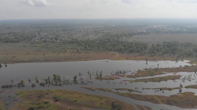 АХТУБА во время ПОЛОВОДЬЯ, город ВОЛЖСКИЙ