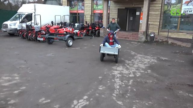 Самоходный транспортер для мотоблока ТПМ-400 ПРО смотреть онлайн