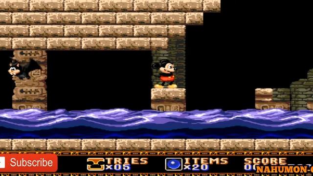 MICKEY MOUSE CASTLE OF ILLUSION PLAYTHROUGH (SEGA GENESIS) RETRO смотреть онлайн