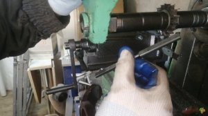 Ключ обратного хода для реечного замка.