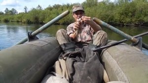 На иж планете 5 на рыбалку.Клев ельца на червя.