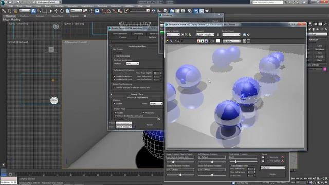 3D Max. Упражнение №34. Mental Ray. Глубина трассировки. смотреть онлайн