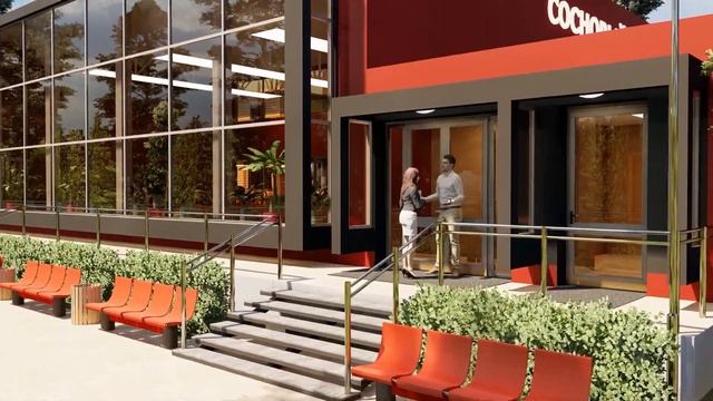 База отдыха "Сосновый бор". Проект. Визуализация. смотреть онлайн