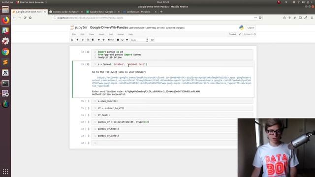 Open Google Sheets in Python with Gspread Pandas | Learn Python For Marketing смотреть онлайн
