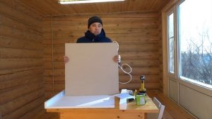 Керамический обогреватель ТЕРМОЛИТ в бане. Распаковка, монтаж и обзор обогревателя