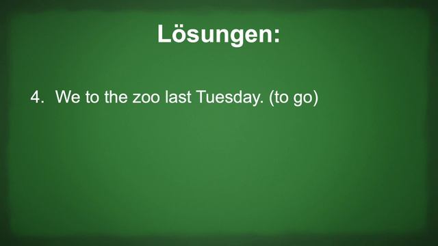 Simple Past - Lösungen zu den Übungsaufgaben смотреть онлайн