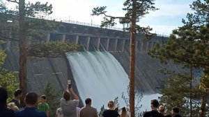 Шлюзы открыты! Сброс воды на Братской ГЭС, впервые за 26 лет! Waterfall.