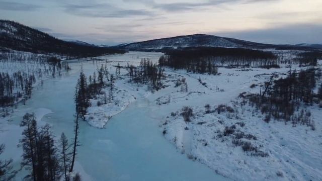 ПРОСТОРЫ СИБИРСКОЙ ТАЙГИ С ВЫСОТЫ ПТИЧЬЕГО ПОЛЕТА