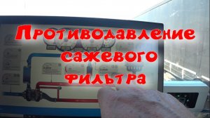 Противодавление в сажевом фильтре.