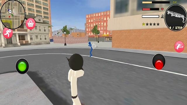 Batman Stickman Game Open world game Gangstar City Part #41 - New Update Android Gameplay смотреть онлайн