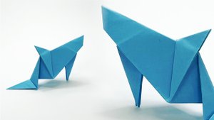 Как сделать акулу из бумаги. Paper shark origami
