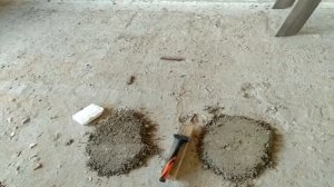 4 день как сохнет- опилкобетон под основание теплого пола