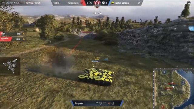NAVI vs Hellraisers I САМАЯ ЛЮТАЯ КИБЕРСПОРТИВНАЯ КАТКА WORLD OF TANKS ( ВСПОМИНАЕМ БОЙ )