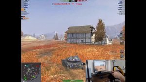 ИГРАЮ В WoT Blitz ПРИ ПОМОЩИ РУЛЯ - ГЕЙМПАДА | Алтернативный джойстик #2