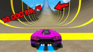 СПУСК БЕЗ ТОРМОЗОВ НА ЧИТЕРСКОЙ МАШИНЕ ПО ТРАМПЛИНУ в ГТА 5 МОДЫ! ОБЗОР МОДА в GTA 5 ВИДЕО