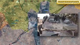 Видеообзор карты боевых действий в Сирии и Ираке от 02.01.2017г.