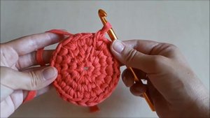 Идеальный ровный круг узором галочка из трикотажной пряжи Кольцо амигуруми Crochet perfect circle