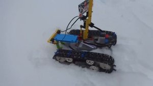 самоделка на шипованных гусеницах ...