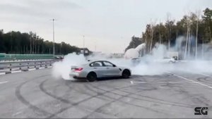 Дрифт на BMW M3 G80 Competition