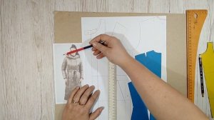 Выкройка куртки с капюшоном. Простая выкройка.Уроки Моделирования.