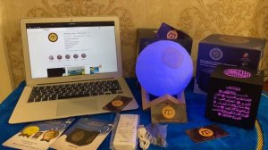 Лампа Луна читающая Коран