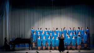 Русская народная песня, обработка для детского хора Ю.Тугаринова «Во деревне было в Ольховке»