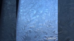 Морозные узоры на окне!❄️(-18) 17.01.2021 Frosty patterns on the window!