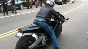 Байк с вертолетным двигателем