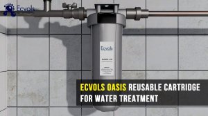 Ecvols Oasis reusable cartridge for water filtration and purification