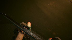 V plays Never Fade Away on the guitar in new apartment Cyberpunk 2077