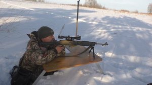 Отстрел СКС в новом обвесе.