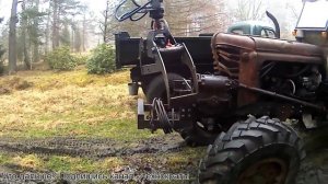 МТЗ-52 лесовоз Как это работает? MTZ-52 forwarder. How it works?