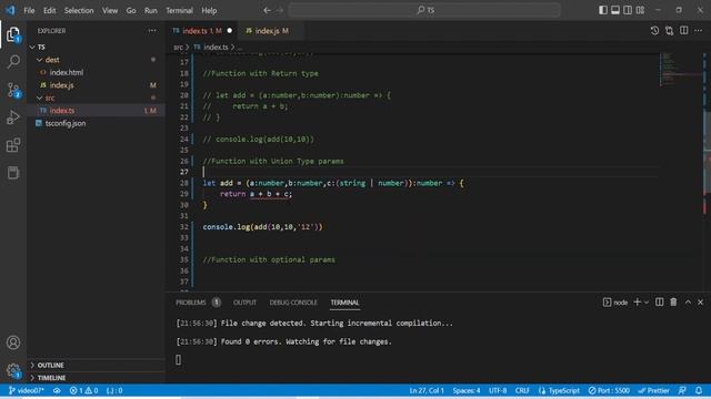TypeScript Functions #01 Tamil | TypeScript for Beginners in Tamil