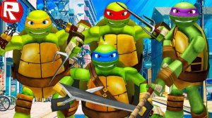 РОБЛОКС ЧЕРЕПАШКИ НИНДЗЯ ПРОТИВ ШРЕДДЕРА В ROBLOX СИМУЛЯТОР ВИДЕО ВЕСЕЛАЯ ИГРА ДЛЯ ДЕТЕЙ