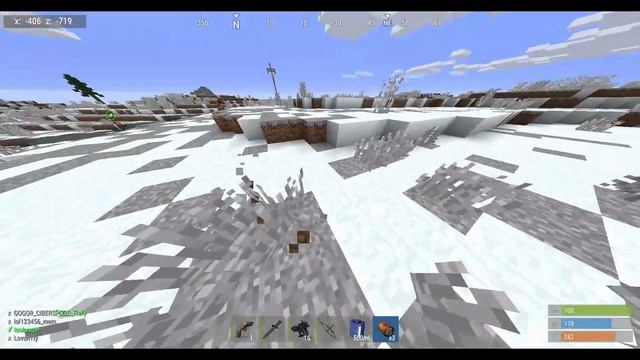 Ваип на #rustexremake (построили дом на скале)