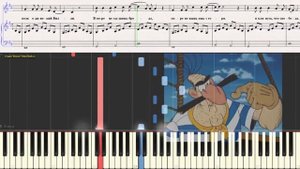 Песня о свободе - мюзикл "Остров сокровищ" (Ноты и Видеоурок для фортепиано) (piano cover)