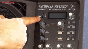 Behringer Eurolive B207MP3 Aktivmonitor Lautsprecher mit MP3-Player
