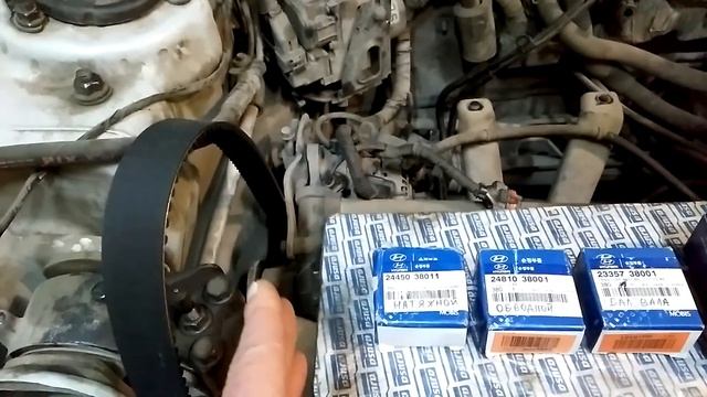 "ГТ" Номера комплектующих ГРМ на Хундай Сонату/Киа Маджентис и др.. смотреть онлайн