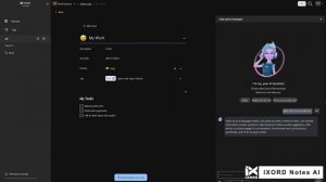 IxordNotes: Note app with AI