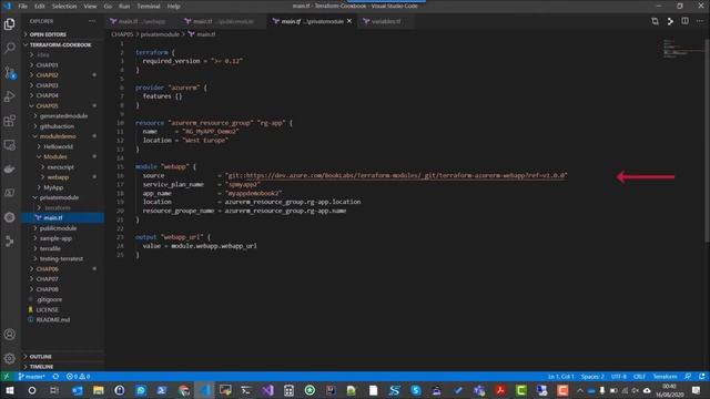 Terraform Cookbook | 5. Sharing Terraform Configuration with Modules смотреть онлайн