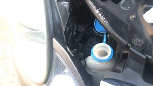 HOW TO FILL MERCEDES WASHER FLUID $$$$ CHECK LEVEL $$$$$